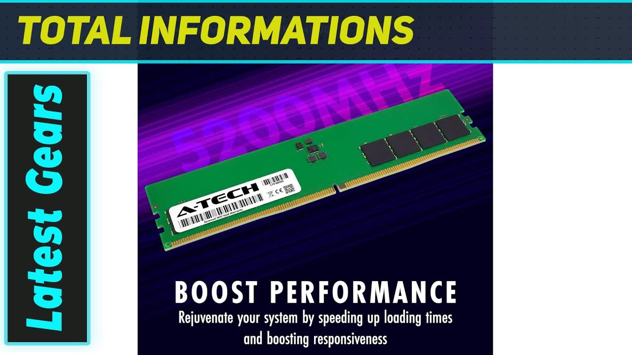 Оперативная память A-Tech 64 ГБ DDR5: раскройте всю мощь своего настольного компьютера!