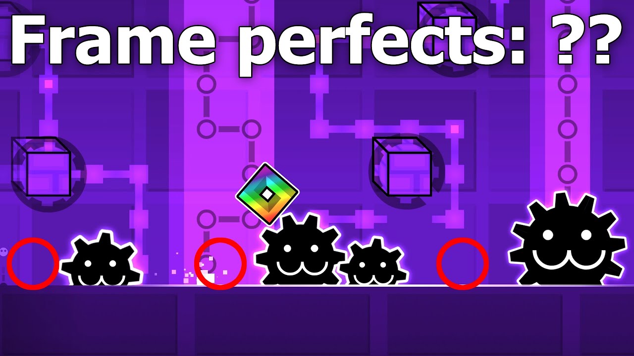 Quanteuse processing with Frame Perfects counter &mdash; Geometry Dash