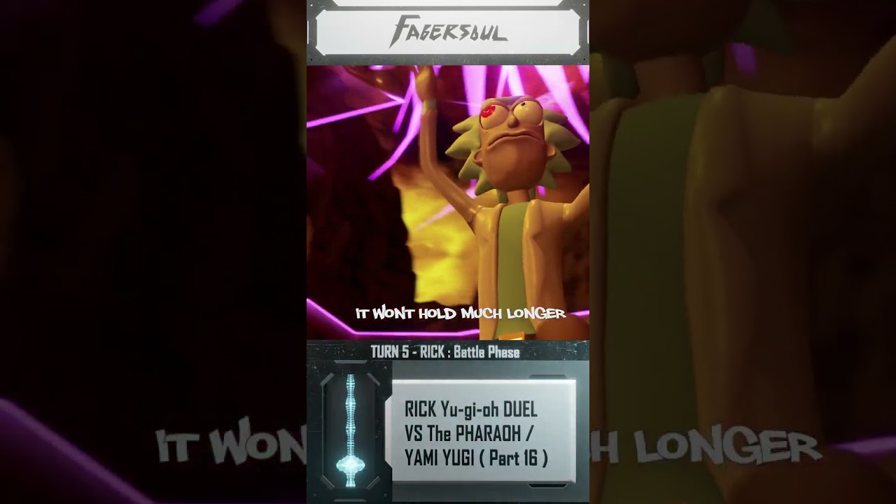 RICK vs YUGI (Part 16) Uses SHARINGAN in Yu-Gi-Oh Ricky & Morty #yugioh #rickandmorty #short