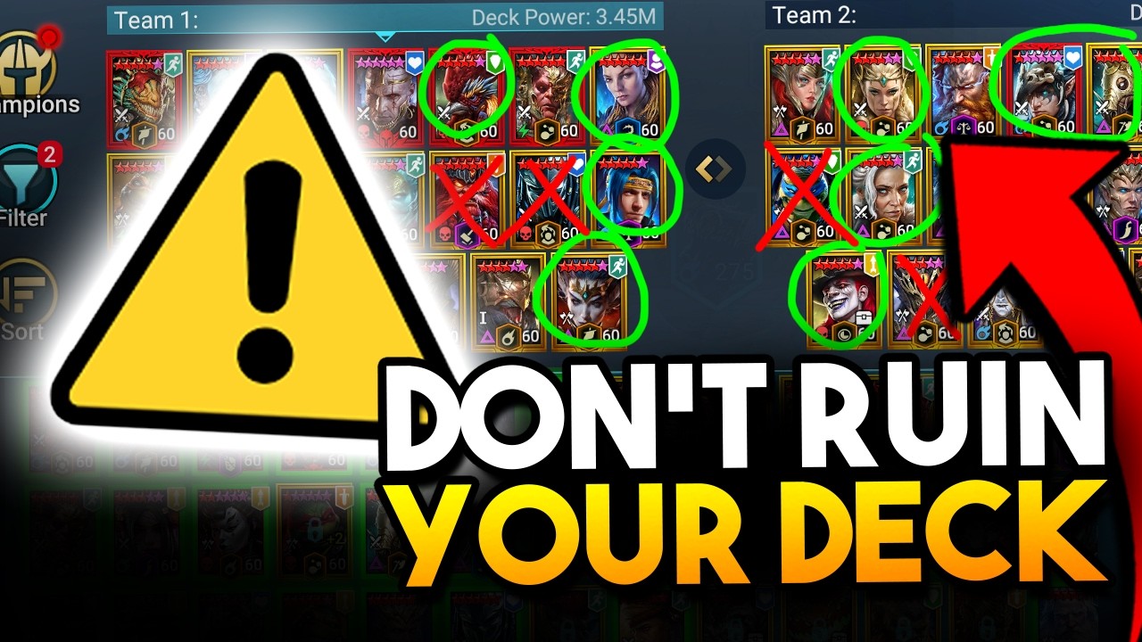 ⚠️WATCH THIS BEFORE BUILDING YOUR GRIM FOREST DECKS!! ⚠️| RAID: Shadow Legends