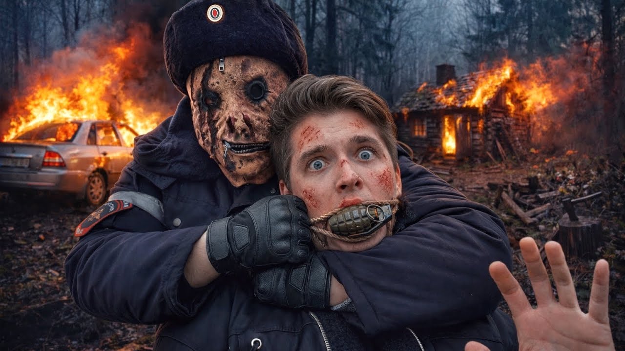 МАНЬЯК ПОЛИЦЕЙСКИЙ НАБРОСИЛСЯ НА НАС И ВЗОРВАЛ МАШИНУ