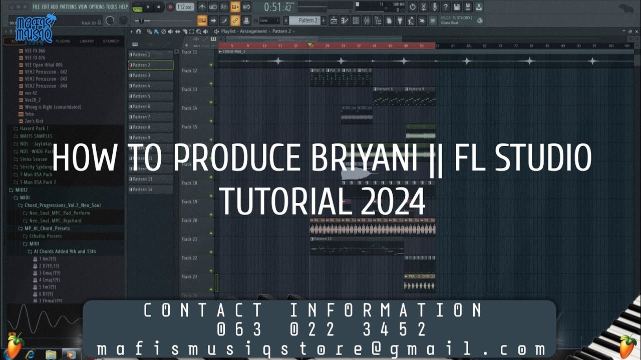 HOW TO PRODUCE BRIYANI || FL STUDIO TUTORIAL 2024
