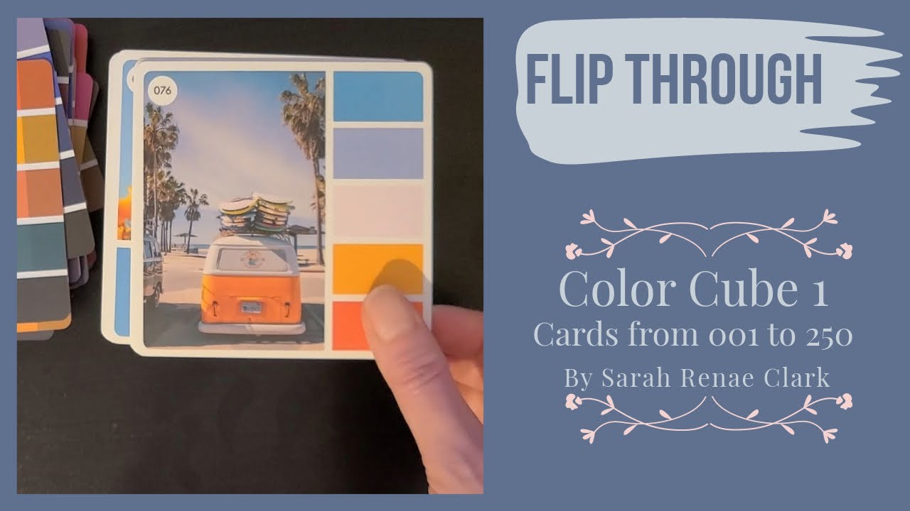 [FLIP THROUGH] Color Cube 1 by Sarah Renae Clark - Cards from 001 to 250