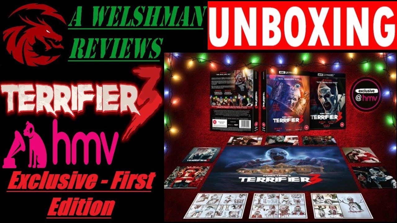 Terrifier 3 4K (hmv Exclusive) - First Edition Unboxing