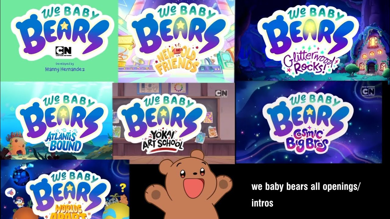 We baby bears | All openings/intros (1-2F) (720p)
