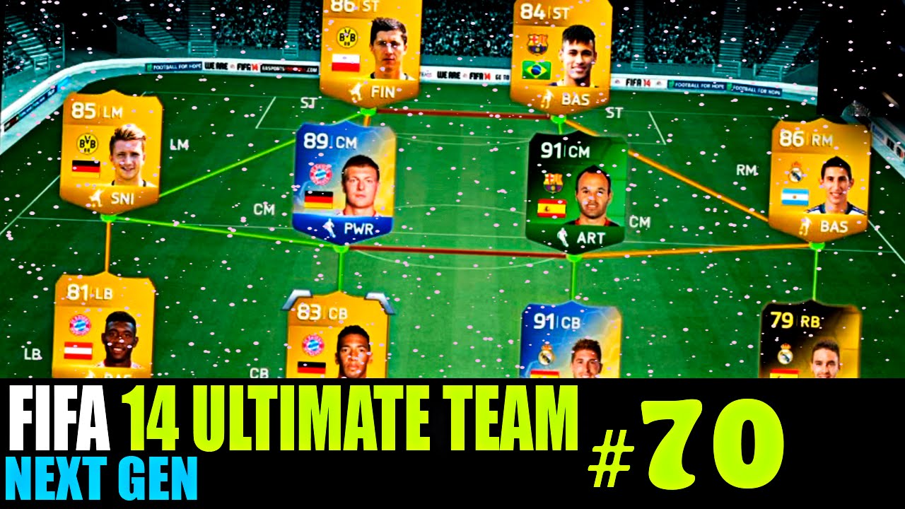 FIFA 14 NEXT GEN | ULTIMATE TEAM | #70 [ ЖАРА в СНЕГОПАД ! ]