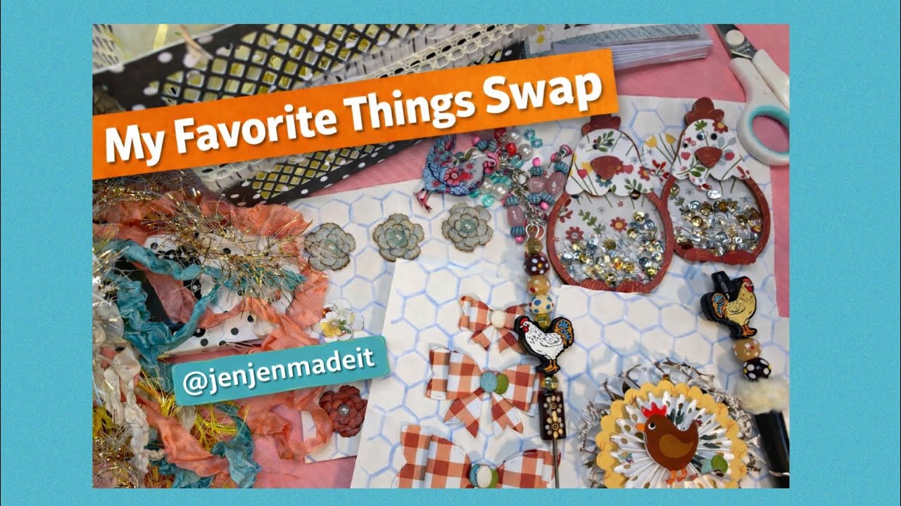 My Favorite Things Swap Reveal from @jenjenmadeit Hosted by @LeaveItToLisaCrafts 