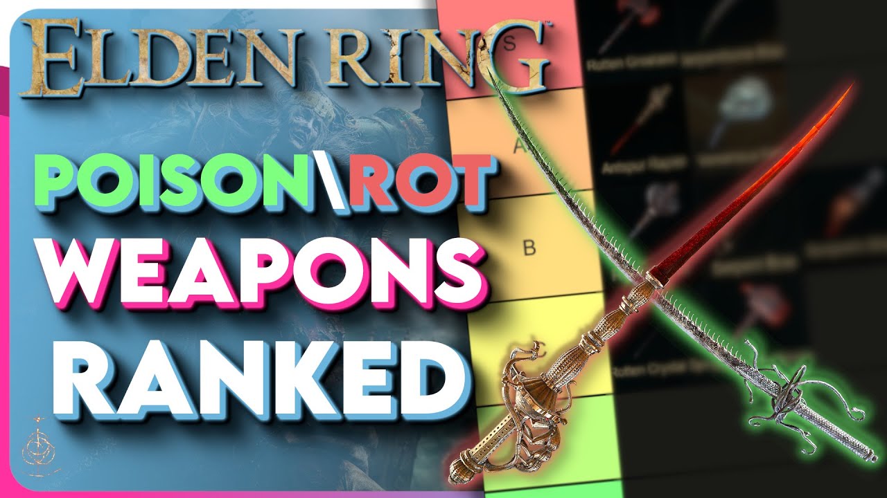 Рейтинг всего оружия POISON\ROT в Elden Ring &mdash; какое оружие Poison \ Scarlet Rot лучше всего?