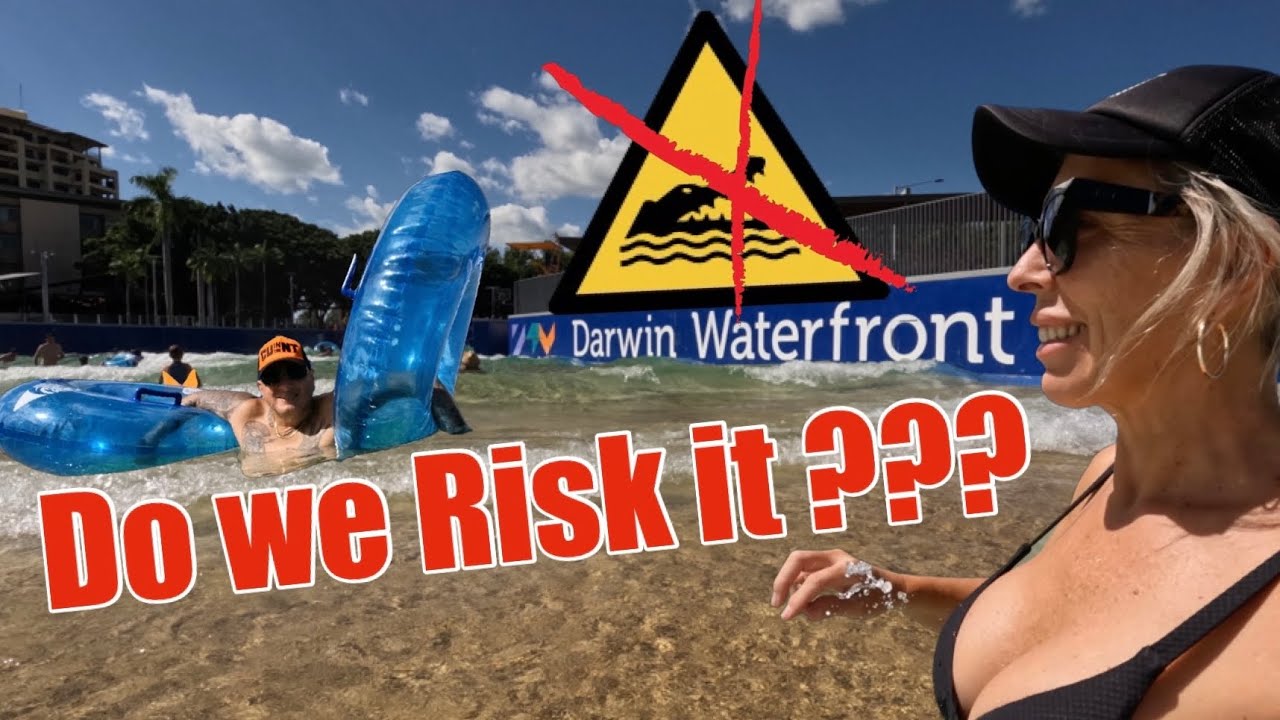 THRILLING SWIM OR NEAR DEATH EXPERIENCE-DARWIN AUSTRALIA