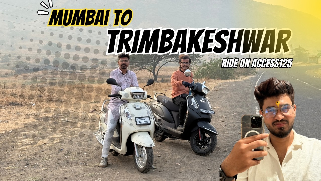 Mumbai To Trimbakeshwar on Access125 | first time on scooty | trimbakeshwar jotirling
