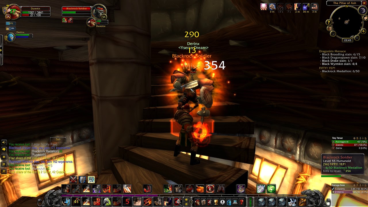 WoW Classic - Epic drop in Burning steppes with Broheim!