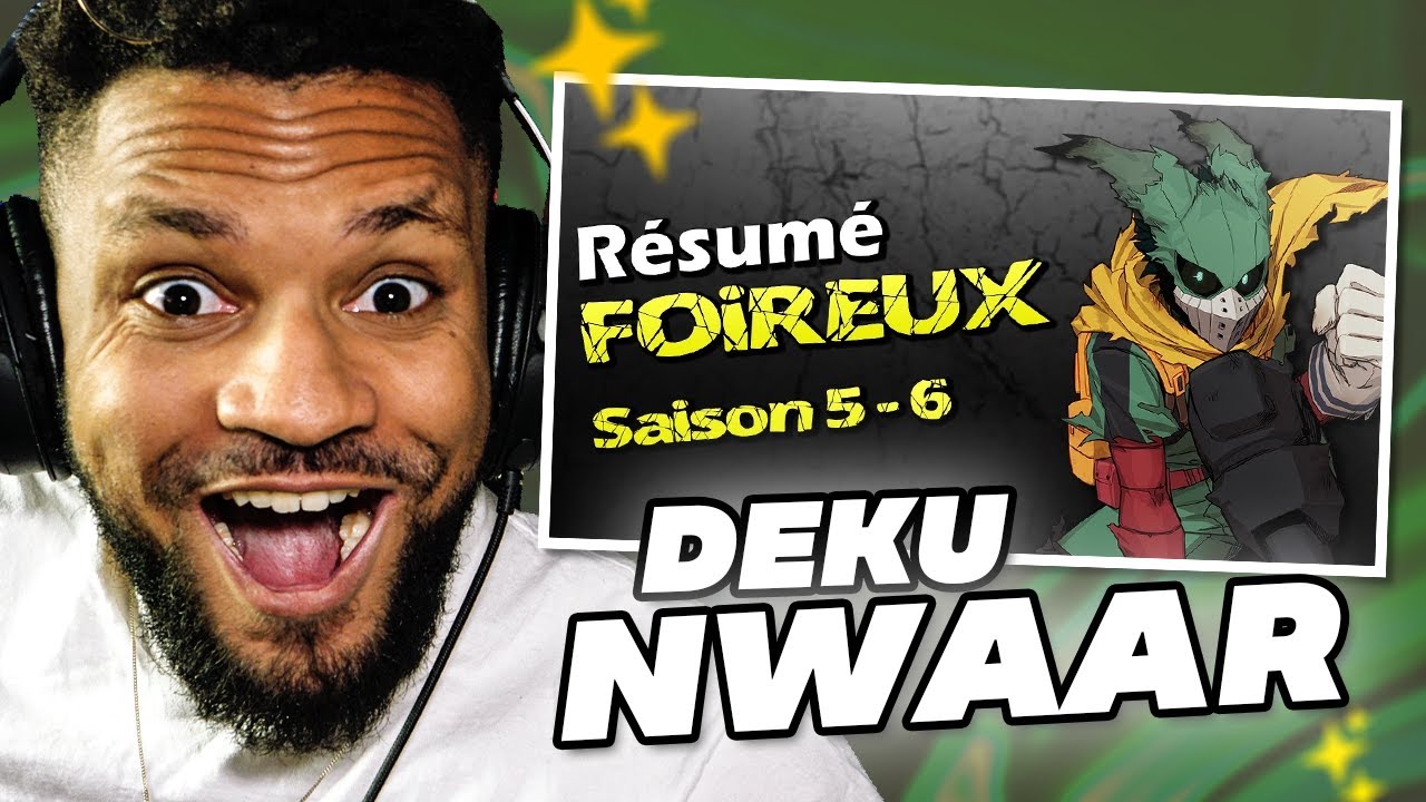 Je RÉAGIS au RÉSUMÉ FOIREUX: MY HERO ACADEMIA S5-6 de CrazyBomb World