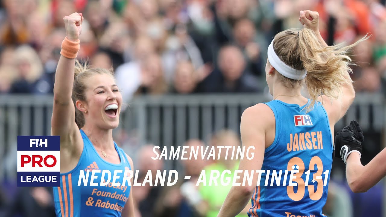 Samenvatting FIH Pro League: Nederland - Argentinië (29 mei 2022)