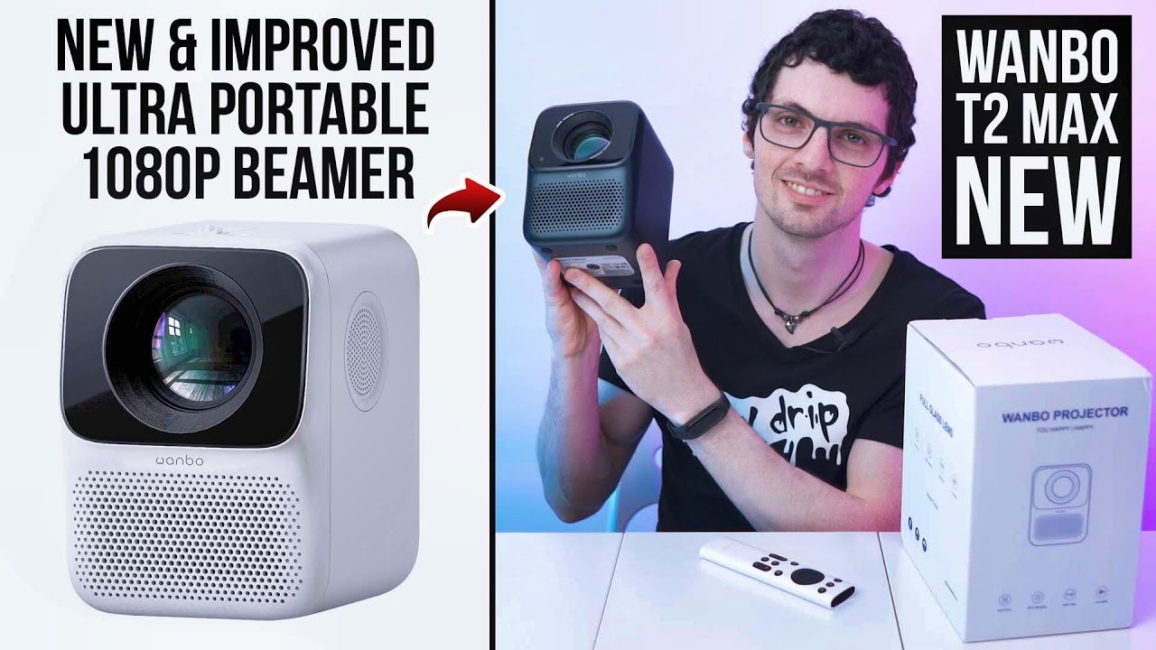 2023's Best Smallest 1080p Projector! Wanbo New T2  - Review & Comprehensive Test