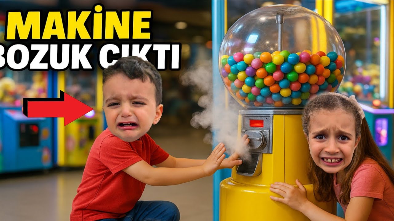 POYRAZ ELİF ŞEKER MAKİNESİ BOZULDU!!POYRAZ ÇOK AĞLADI!!