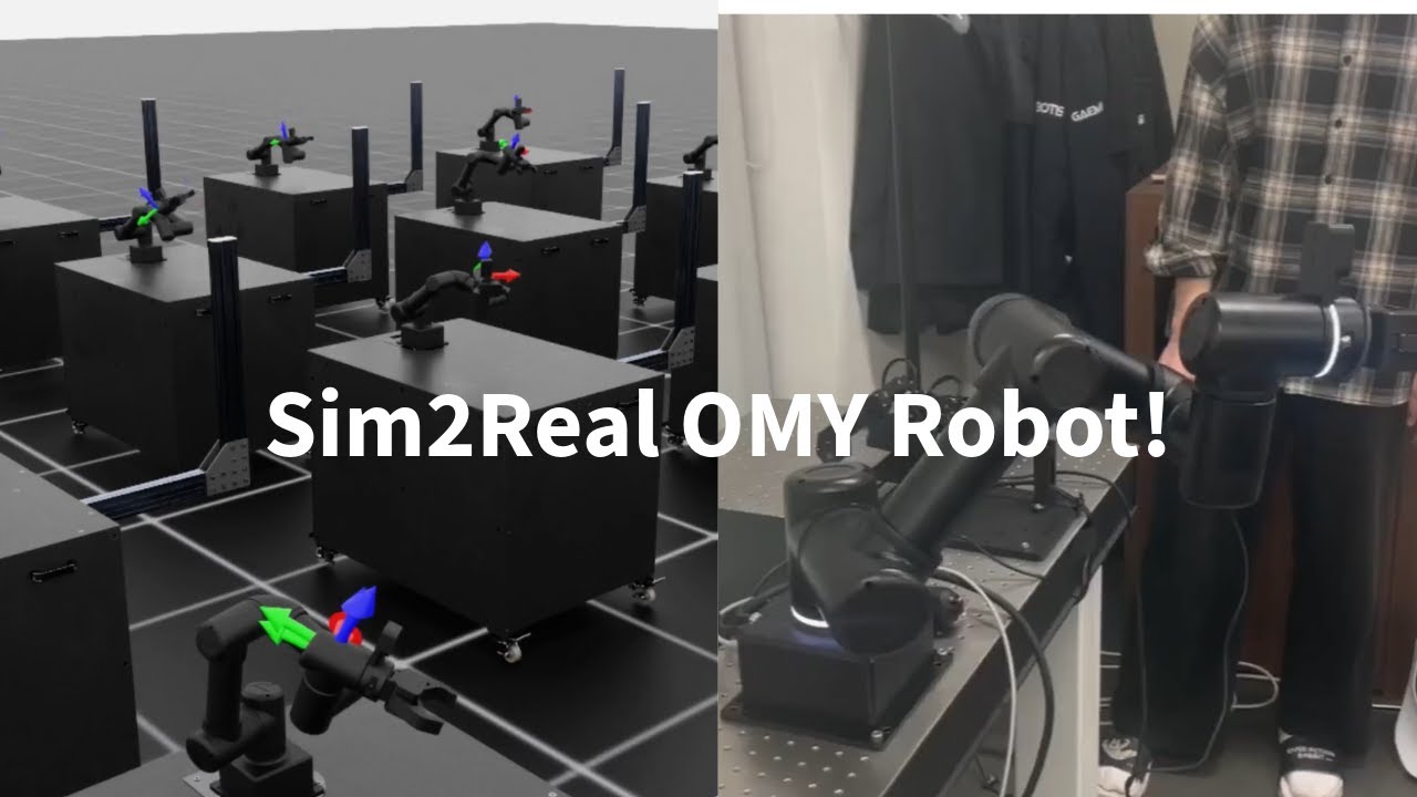 AI MANIPULATOR #2: Sim2Real with OMY: From IsaacSim Training to Real-World Deployment