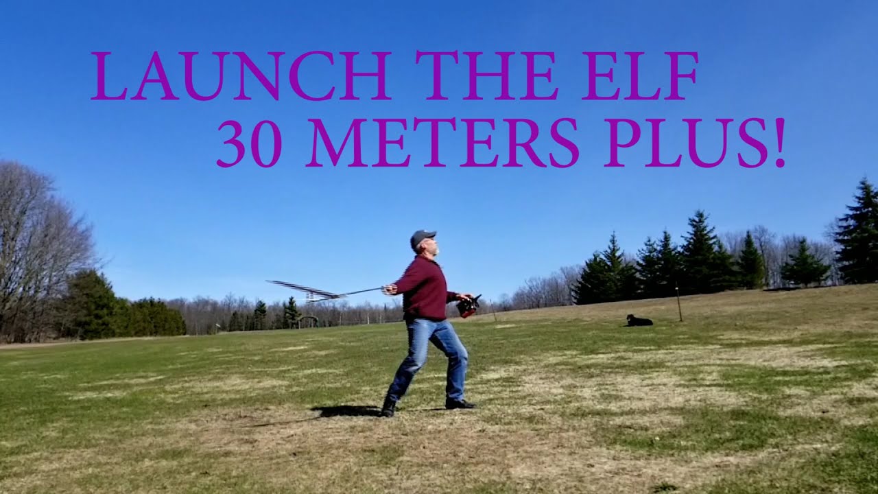 ELF DISCUS-LAUNCH GLIDER SLOW MOTION!