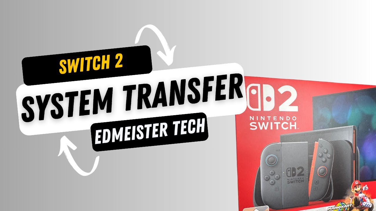 Nintendo Switch 2 System Transfer Made EASY (No Data Lost on Switch1!)