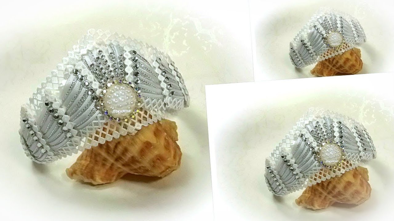 Новогодняя корона-диадема своими руками из косой бейки, Мк /DIY crown