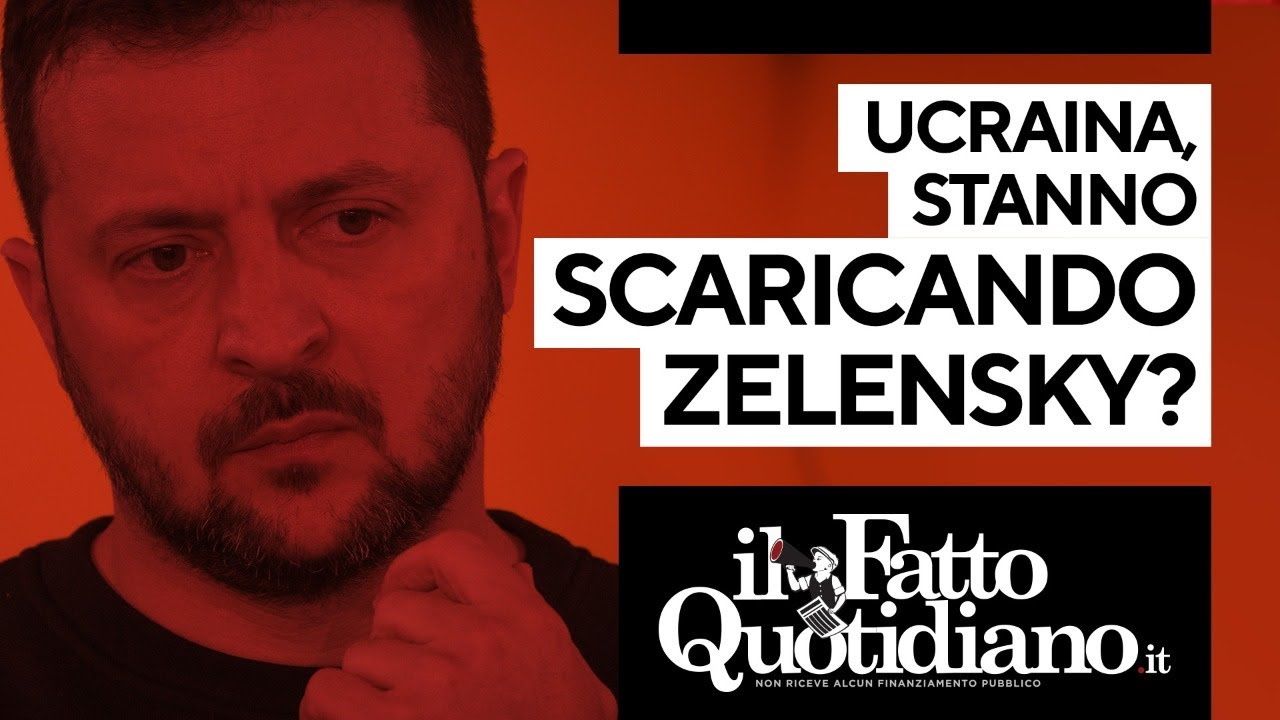 Ucraina, stanno scaricando Zelensky? La diretta con Peter Gomez