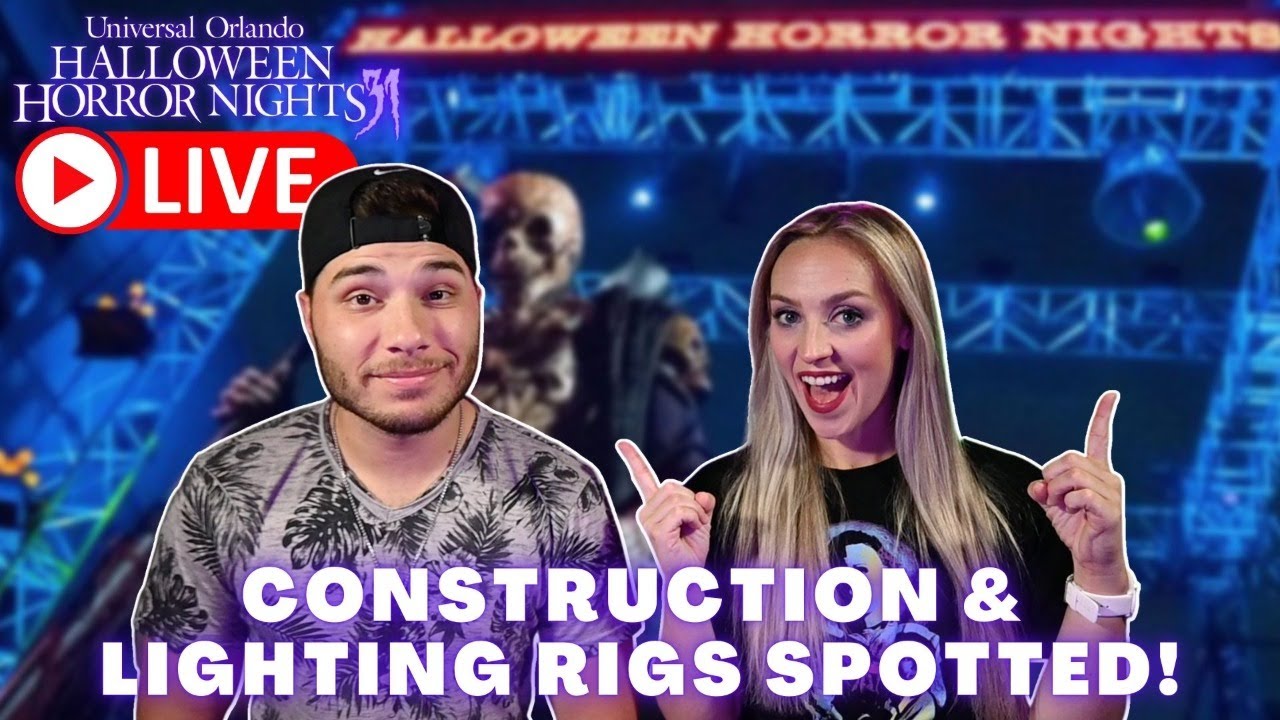 Halloween Horror Nights 31 Construction Update Livestream | In-Park Construction Has Begun!
