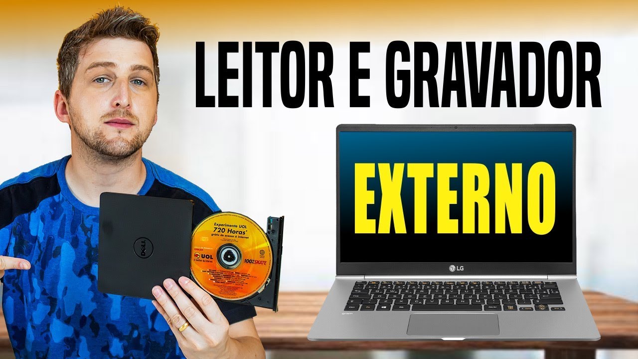 Leitor Gravador Externo de CD e DVD para Notebook via USB Review Dell DW316
