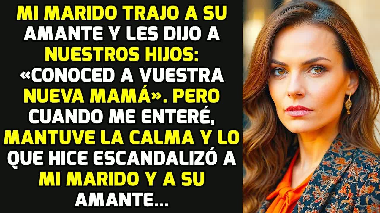 Mi Marido Trajo A Su Amante Y Se La Presentó A Nuestros Hijos Como Su Nueva Mamá Y... HISTORIAS VIDA