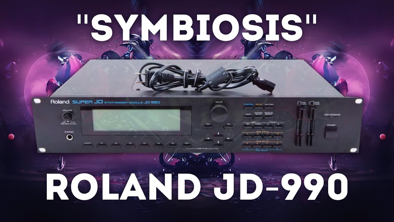 Roland JD-990 Sound Demo (no talking) Custom Presets for Ambient and Electronica: Symbiosis Soundset