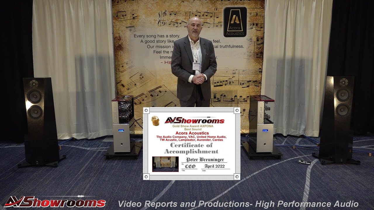 Acora Acoustics, VAC Statements, UHA Super Deck, Lampizator, TW Acustiks, Cardas, AXPONA 22