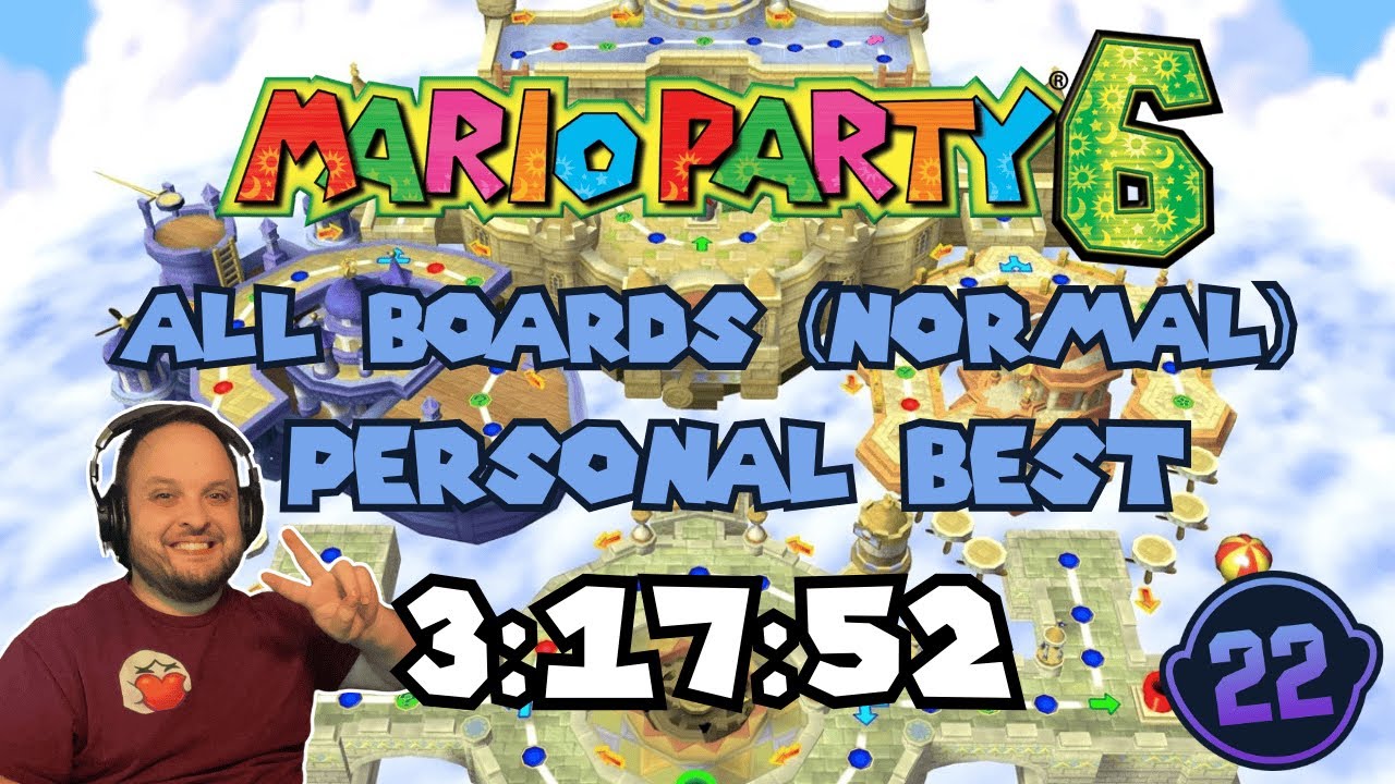 [Personal Best] Mario Party 6 All Boards (Normal) in 3:17:52 | KellyKr22 Speedrunning