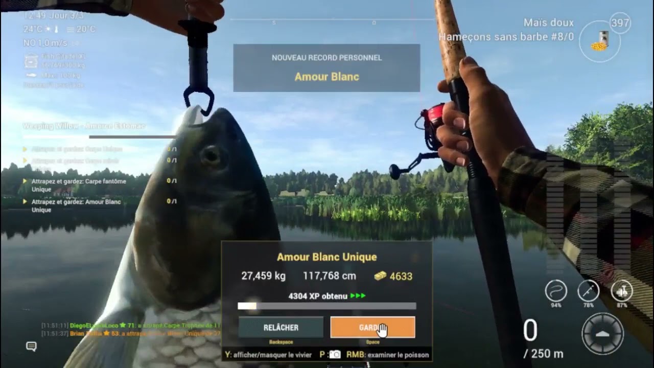Weeping Willow - Monstre Carpe Colossus - Fishing Planet