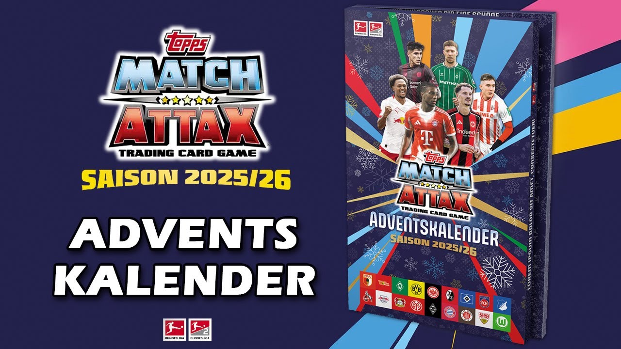 TOPPS Bundesliga Match Attax 2025/26 - ADVENTSKALENDER