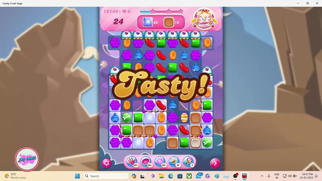 Candy Crush Saga Level 16143
