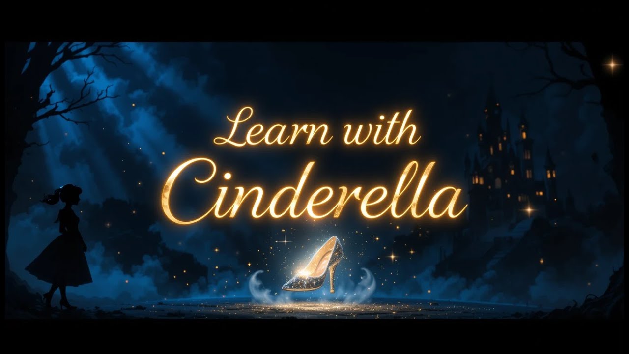 English Listening Practice | Cinderella Story for Beginners (Level 1)
