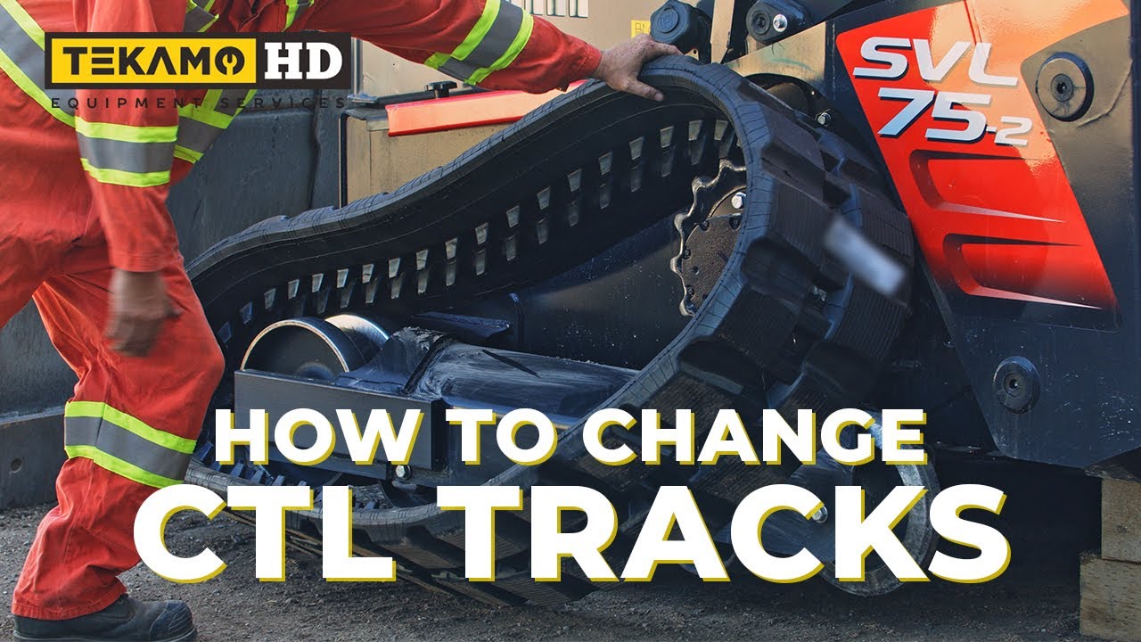 How To Install Rubber Tracks on a CTL Track Loader -  AFTERMARKET & OEM
