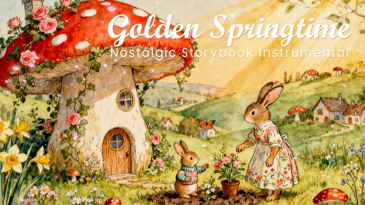 Springtime Magic in our Tiny World 🌈🍄 | Gentle Storybook & Peaceful Spring Ambience