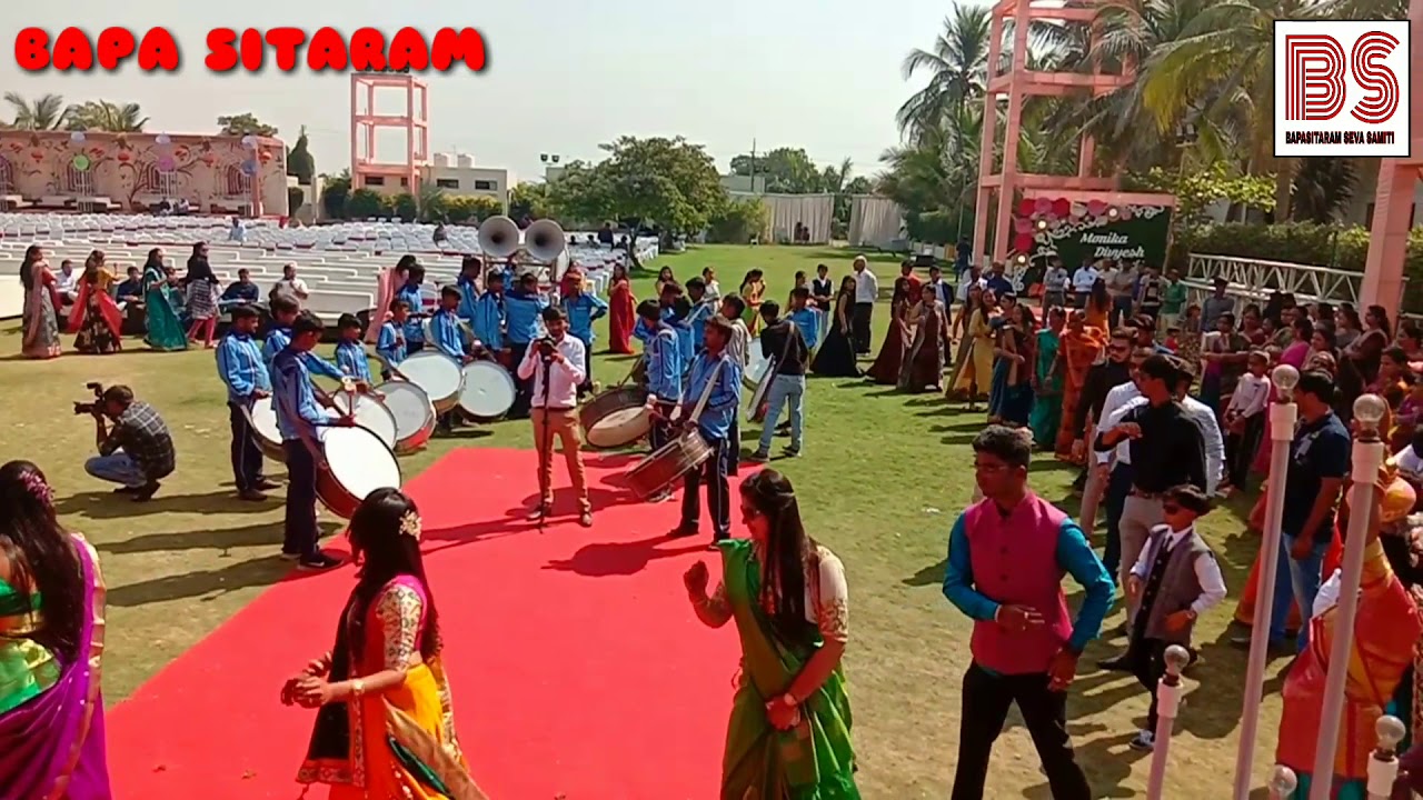 રાસ ગરબાની રમઝટ બાપા સીતારામ ગૌસેવા બેન્ડ પાર્ટીમાં