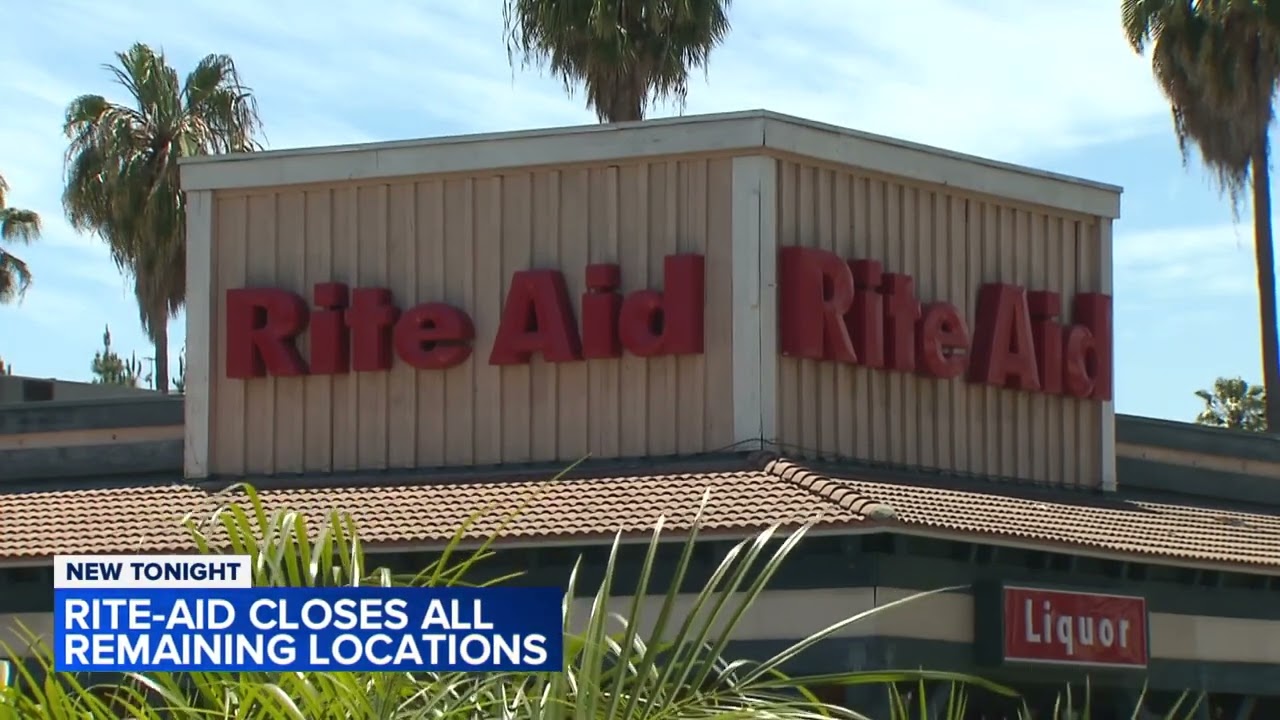 Rite Aid closes the last of its stores on Friday after declaring bankruptcy in spring
