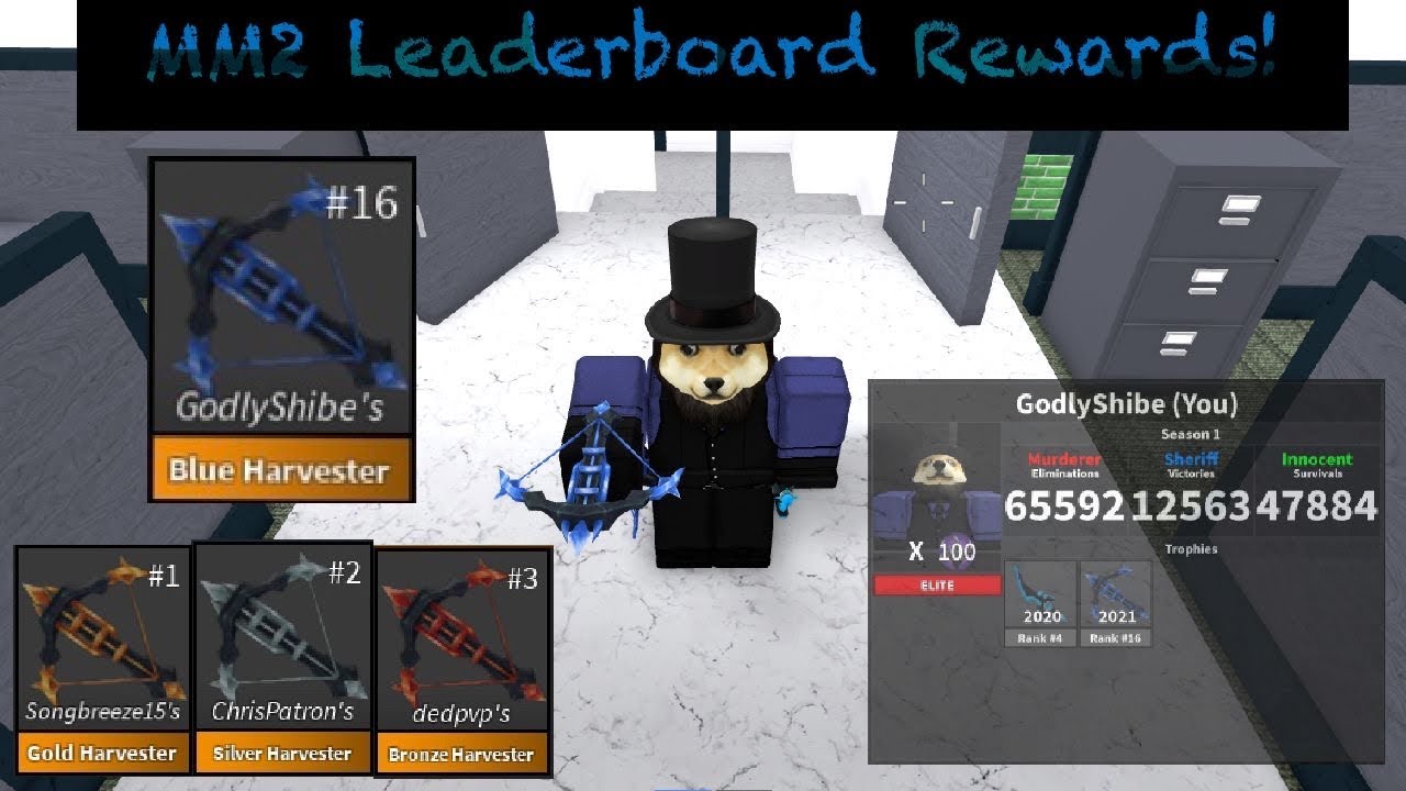 [MM2] BLUE HARVESTER LEADERBOARD REWARDS [2021]
