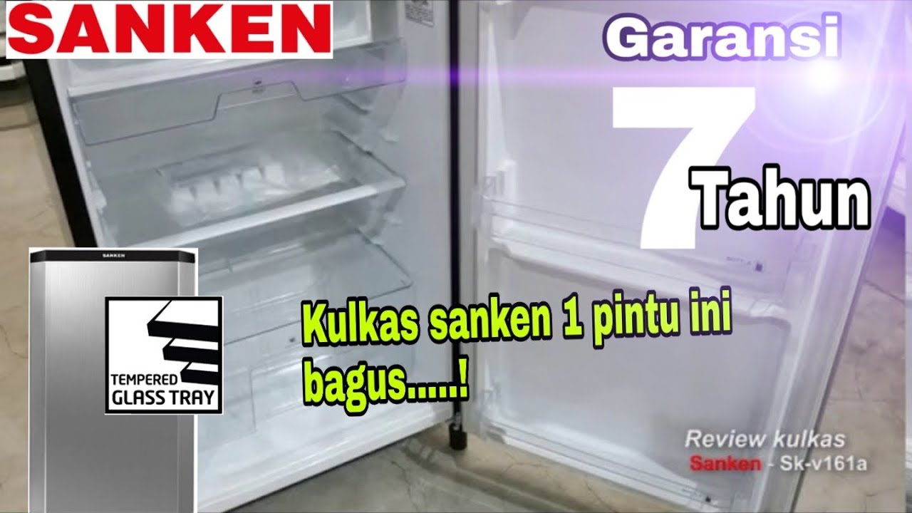 #sanken #lemaries Review kulkas sanken 1 pintu sk-v161a
