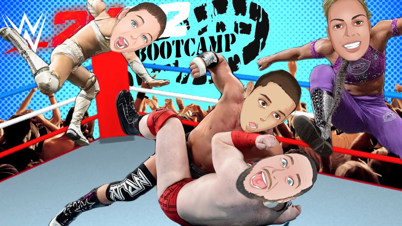 THE ULTIMATE WWE 2K22 BOOTCAMP WRESTLING TRAINING IN WWE BATTLE GROUNDS