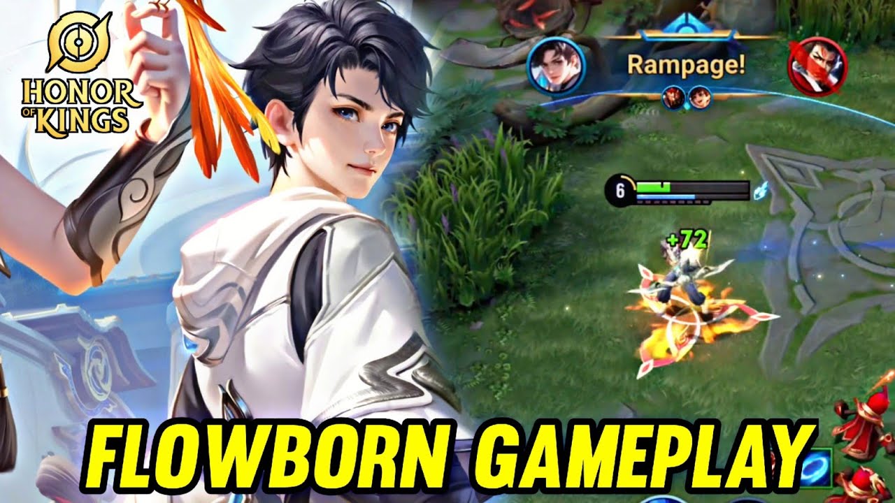 HOK : FLOWBORN GAMEPLAY | IN FARM LANE - HONOR OF KINGS