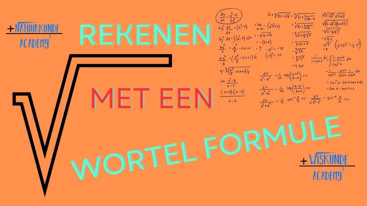 Hoe je moet Rekenen met wortelformules