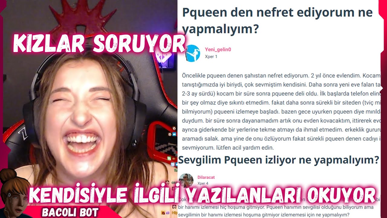 Pqueen - Kızlar Soruyor'da Kendisi İle İlgili Yazılanları Okuyor!