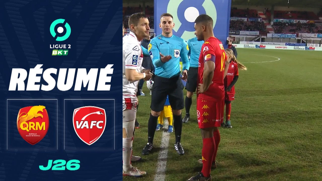 QUEVILLY ROUEN METROPOLE - VALENCIENNES FC (1 - 1) - R&eacute;sum&eacute; - (QRM - VAFC) / 2022-2023