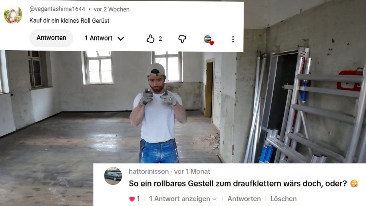 Lohnt sich ein Rollgerüst wirklich? (Monotoner Hausbau Episode 6)