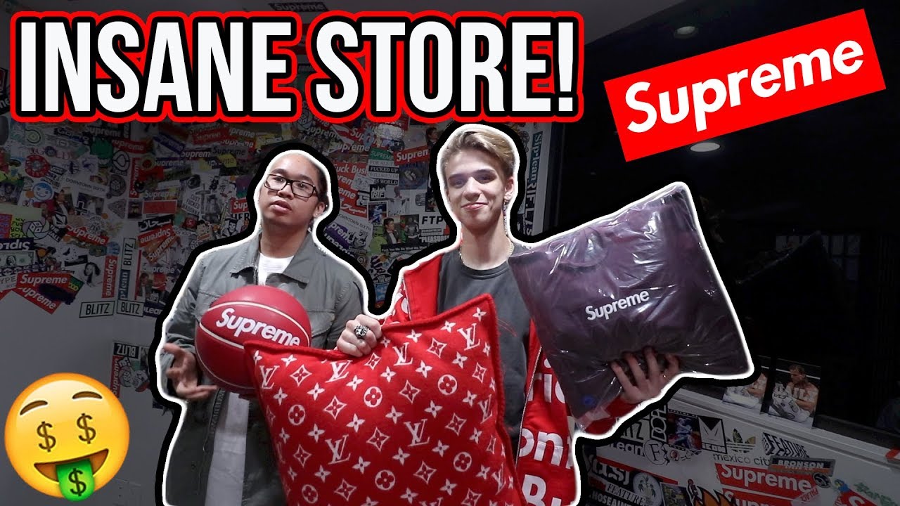 STOPPED BY AT A CRAZY SUPREME STORE AND COPPED HEAT!