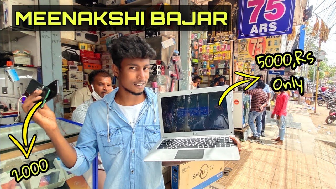 Meenakshi Bajar Cheapest electronic Market in Madurai | Edison vlogs
