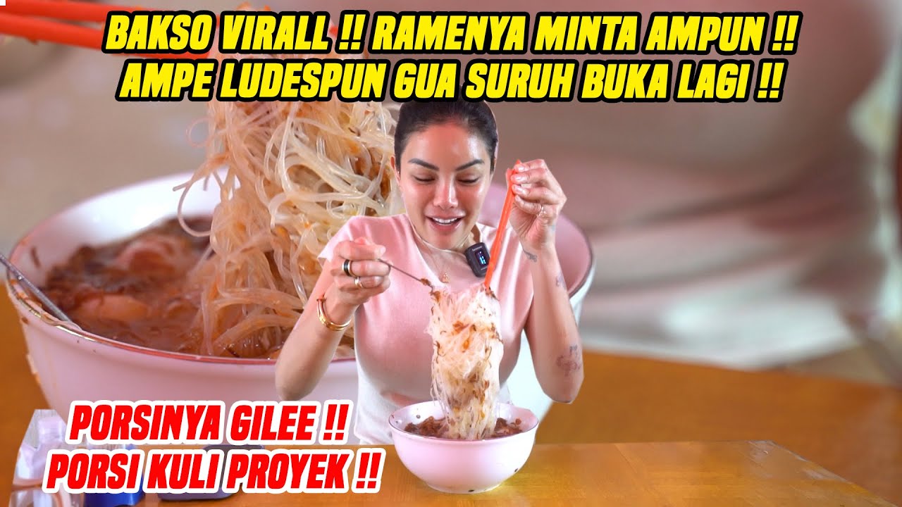 BARU KALI INI GUA NYERAH NGEBAKSO !! THE REAL PORSI KULI PROYEK !! SAMBELNYA EDAN!!