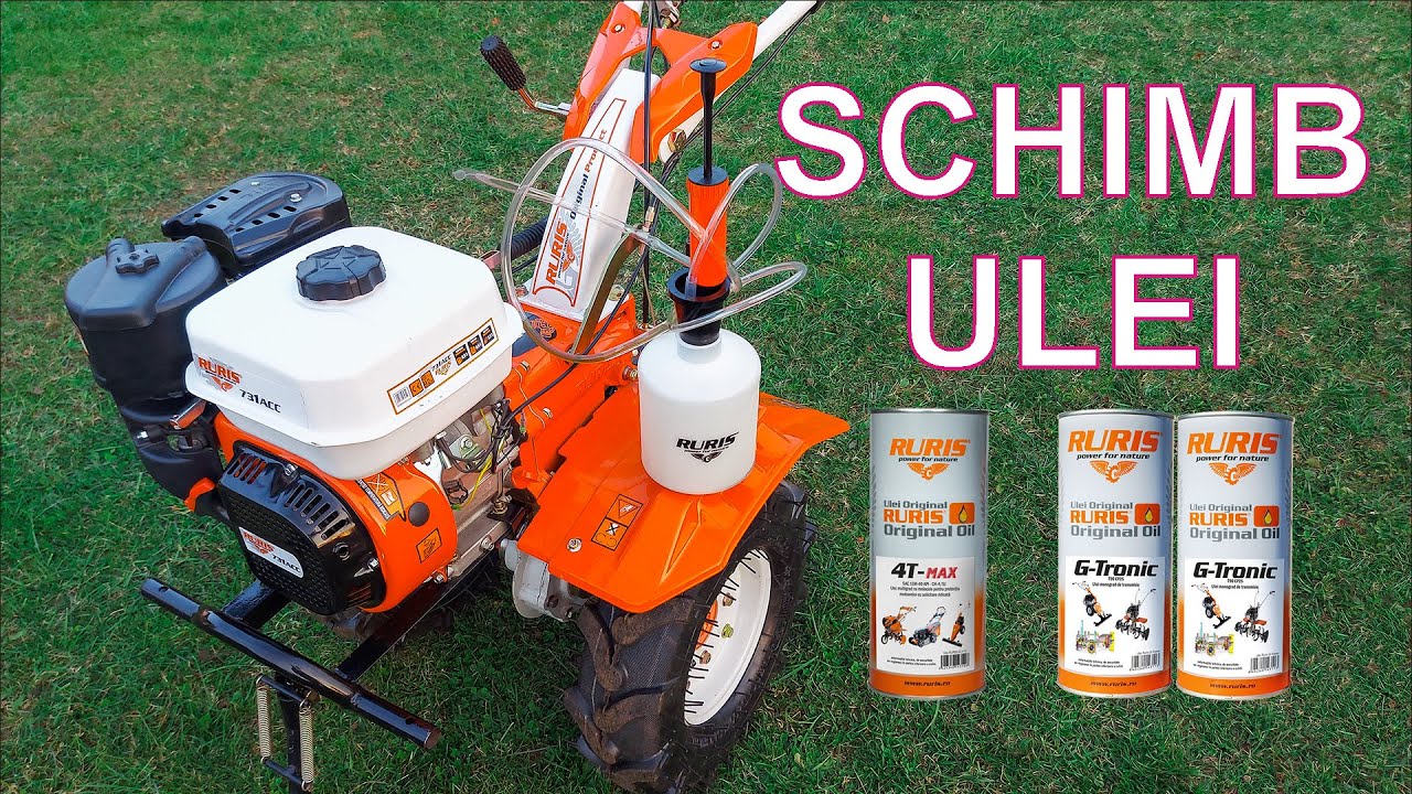 SCHIMB ULEI RURIS 731k. POMPĂ RECUPERARE ULEI RURIS